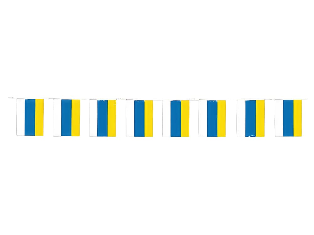 Pose med 50 m flag fra De Kanariske Øer, plastik, 20 × 30 cm