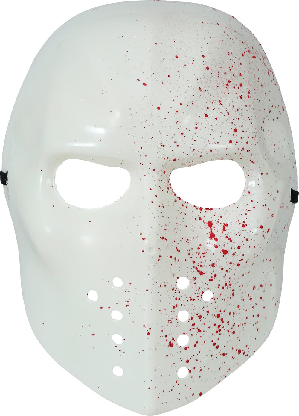 Hvid blodig hockeymaske, PVC