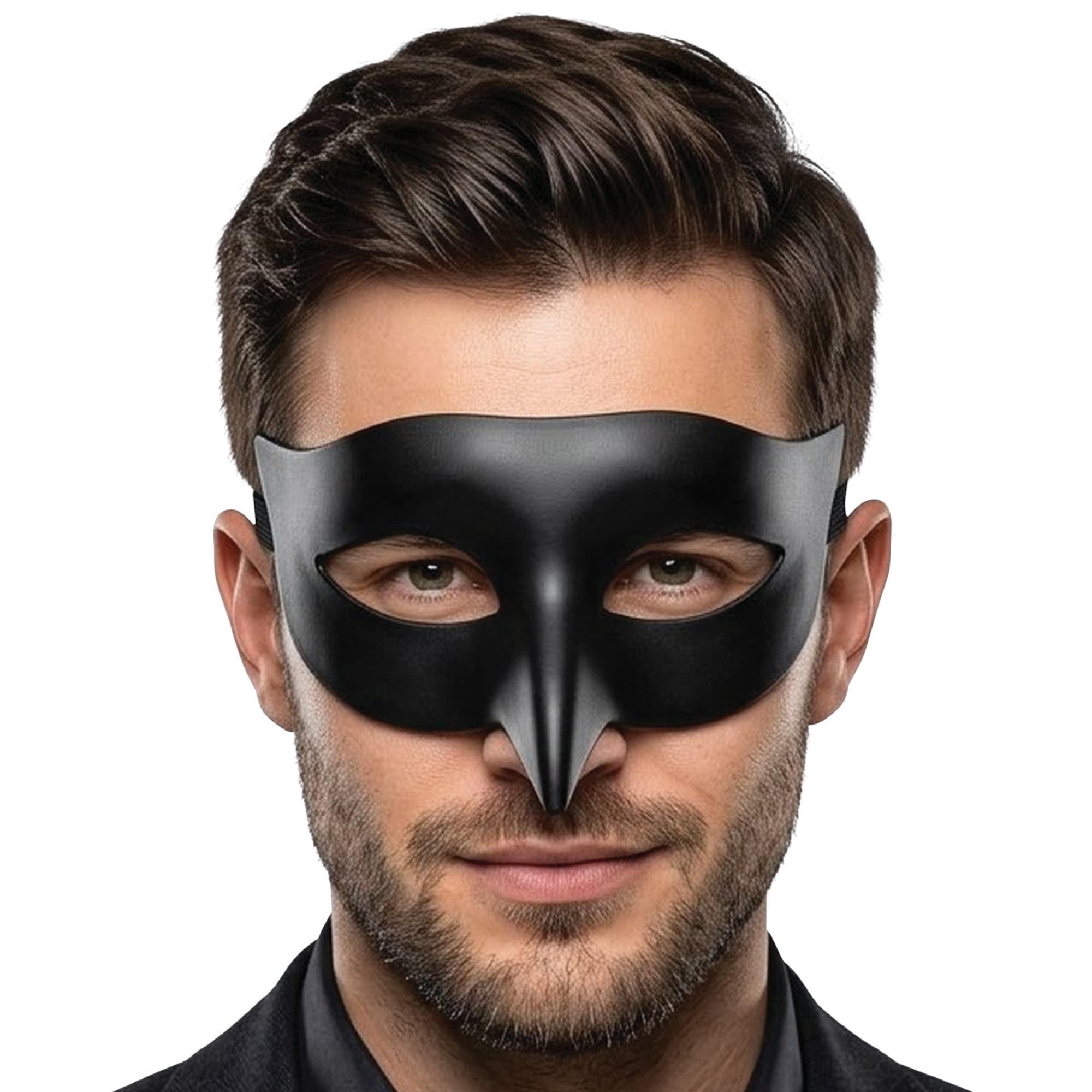 PVC-maske, sort