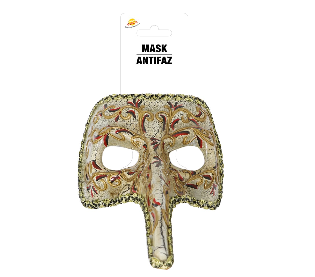 Venetiansk maske med lang næse