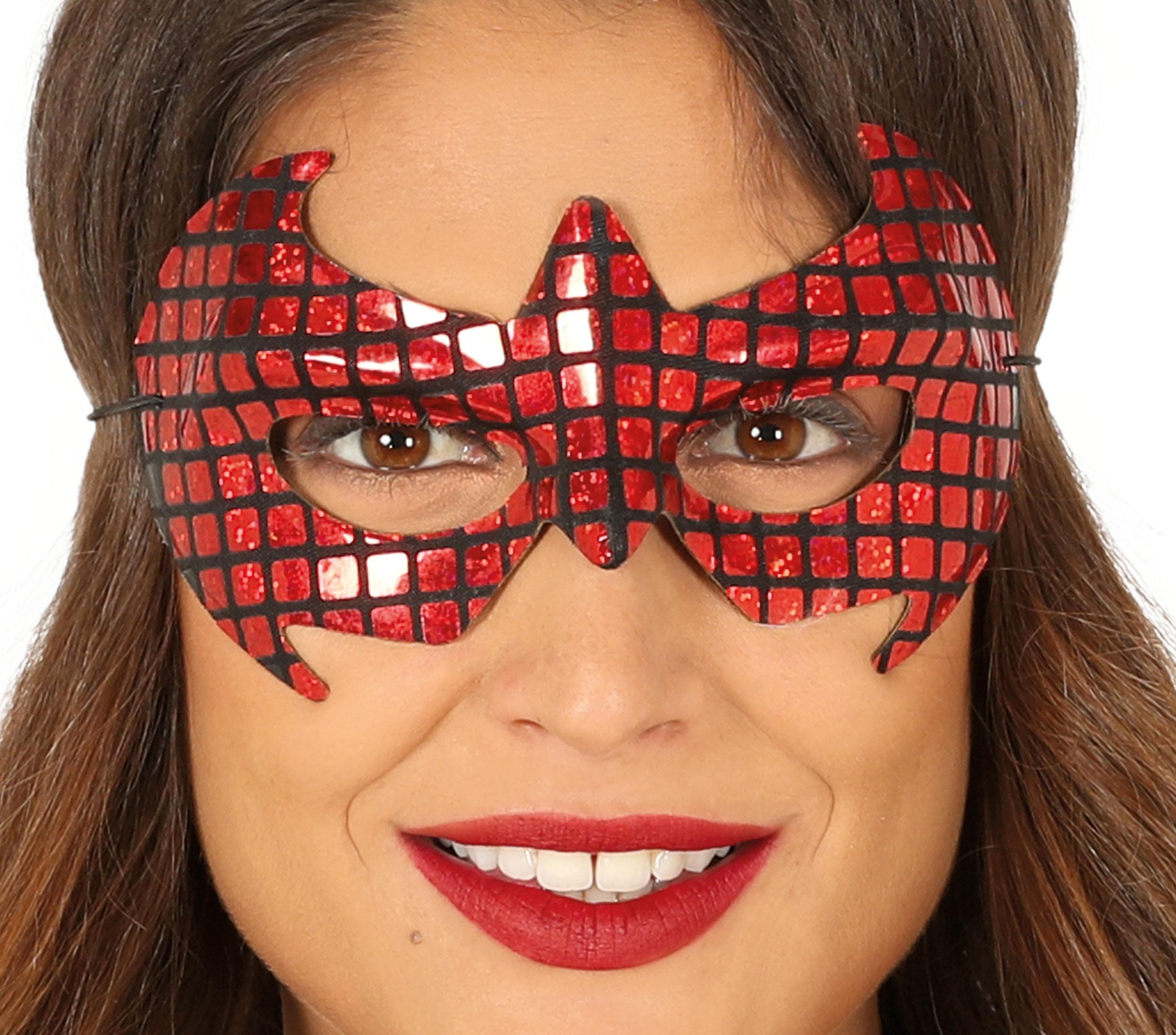 Rød superheltemaske