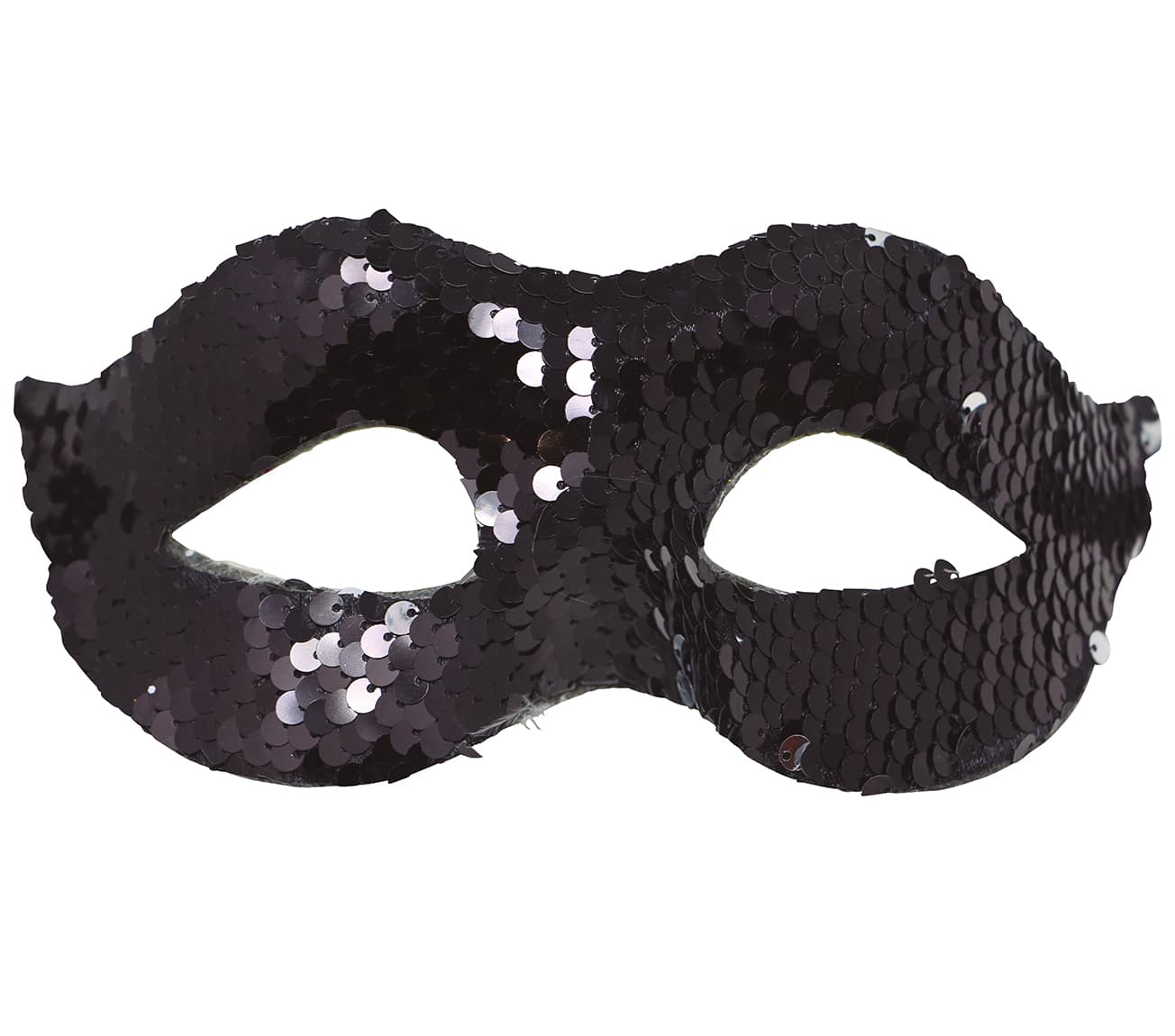 Sort pailletmaske