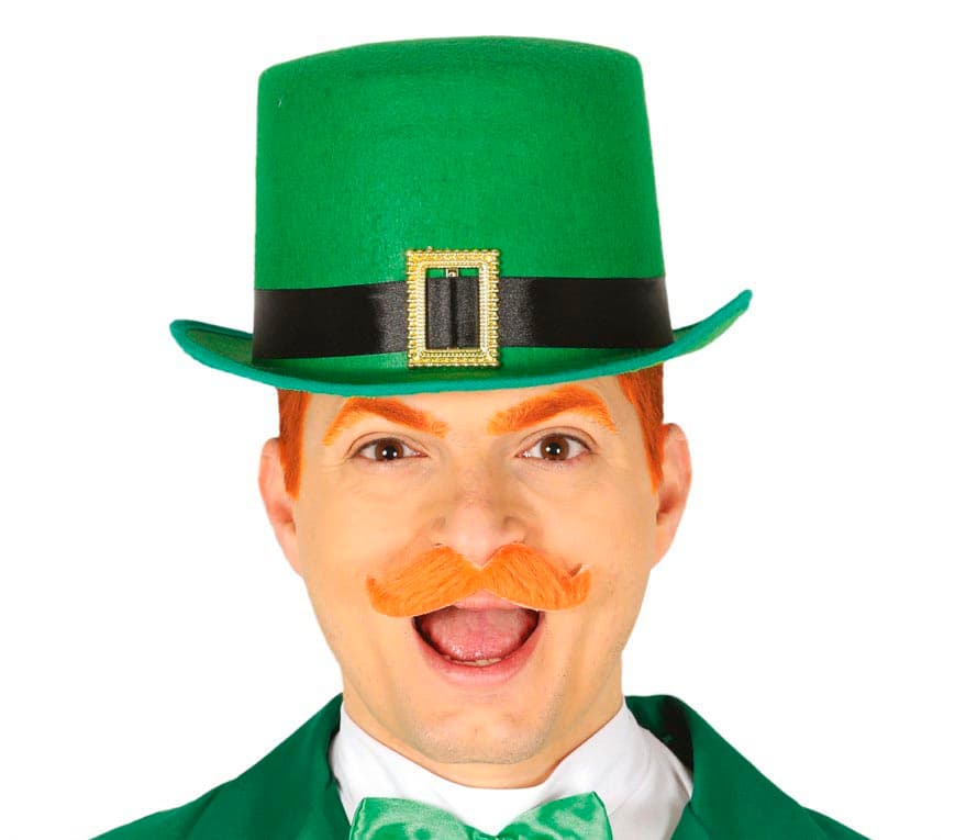 Høj St. Patrick's-hat i filt