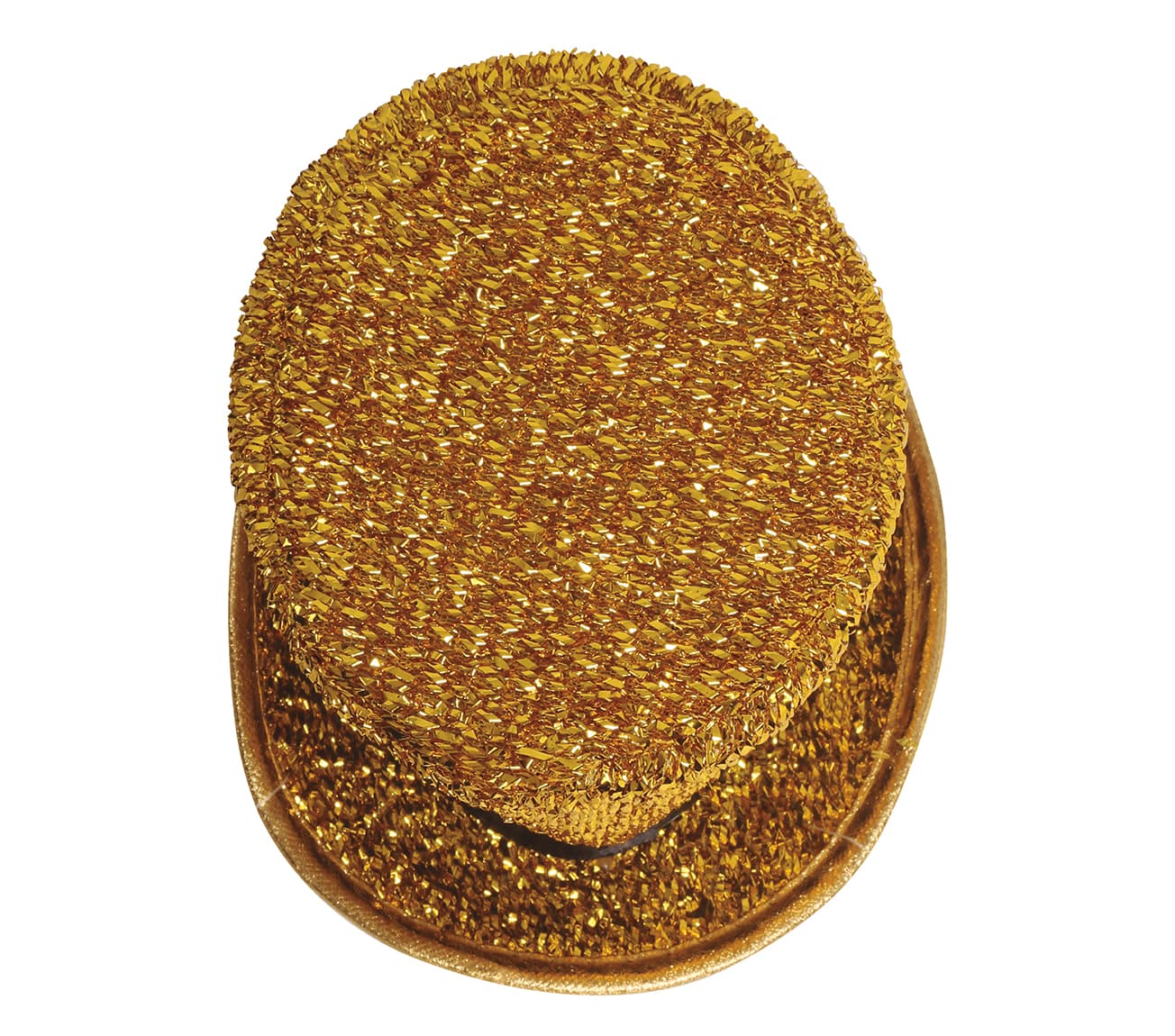 Mini høj hat, blank guld
