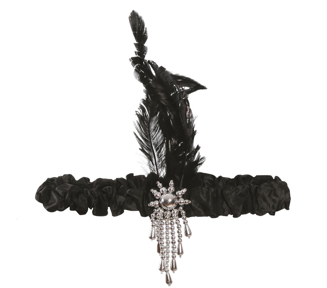 Charleston-tiara med fjer