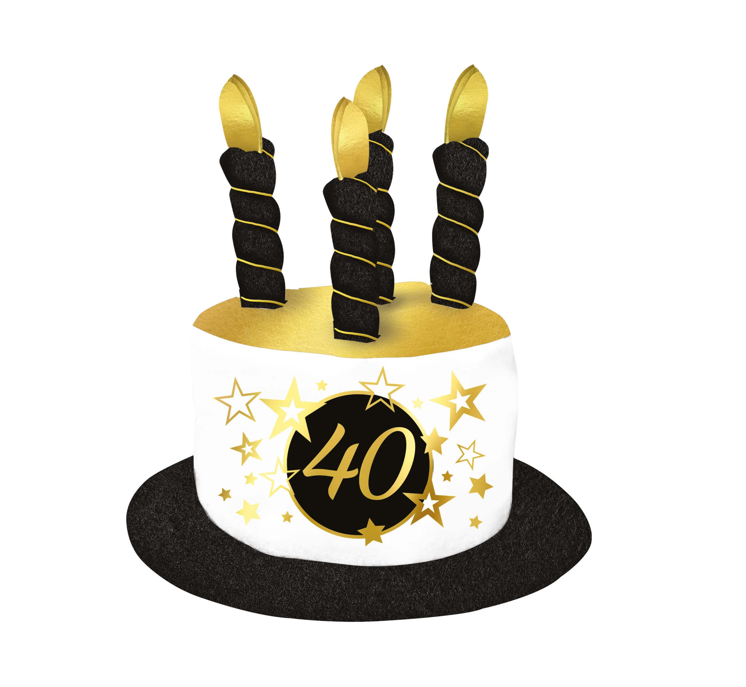 Hat med fødselsdagslys, 40 år
