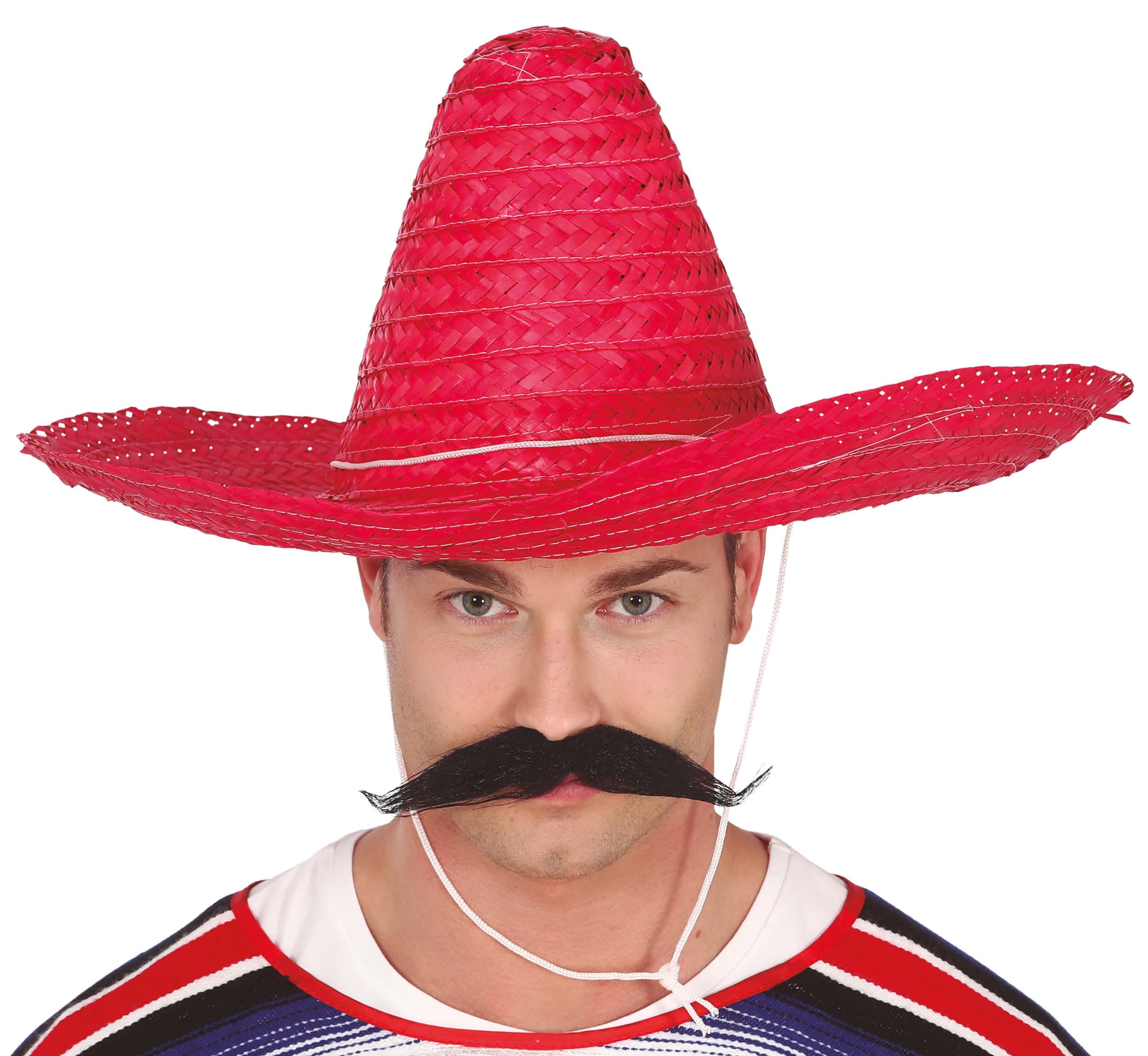 Mexicansk hat, rød, 50 cm