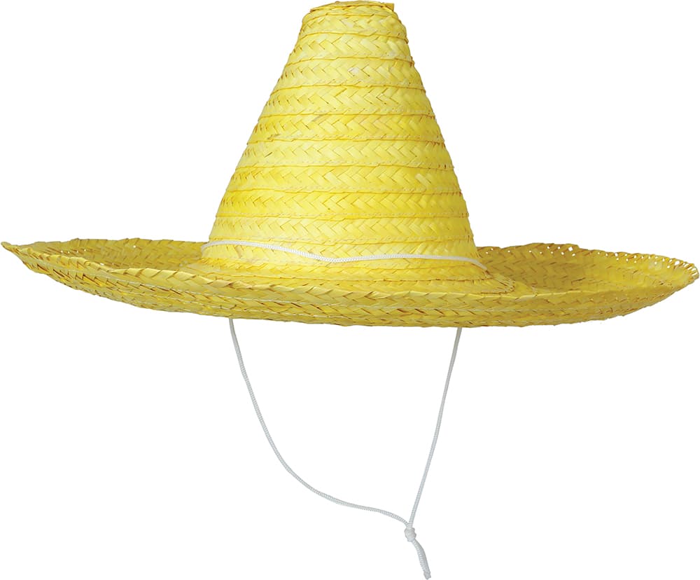 Mexicansk hat, gul, 50 cm