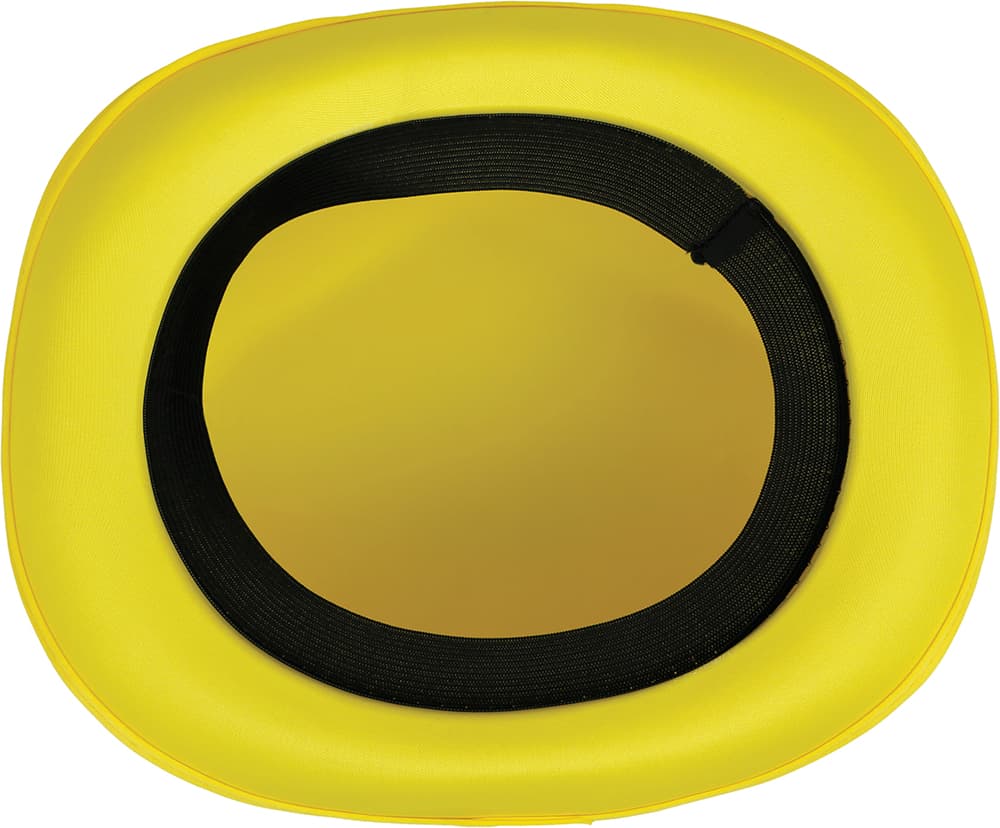Gul bowlerhat, høj kvalitet