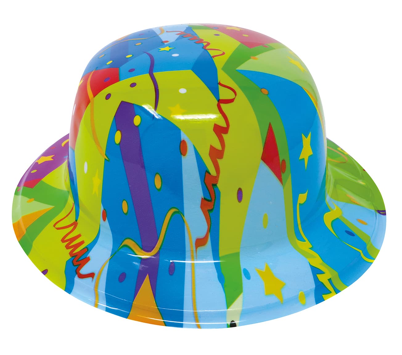 Farvet bowlerhat, PVC