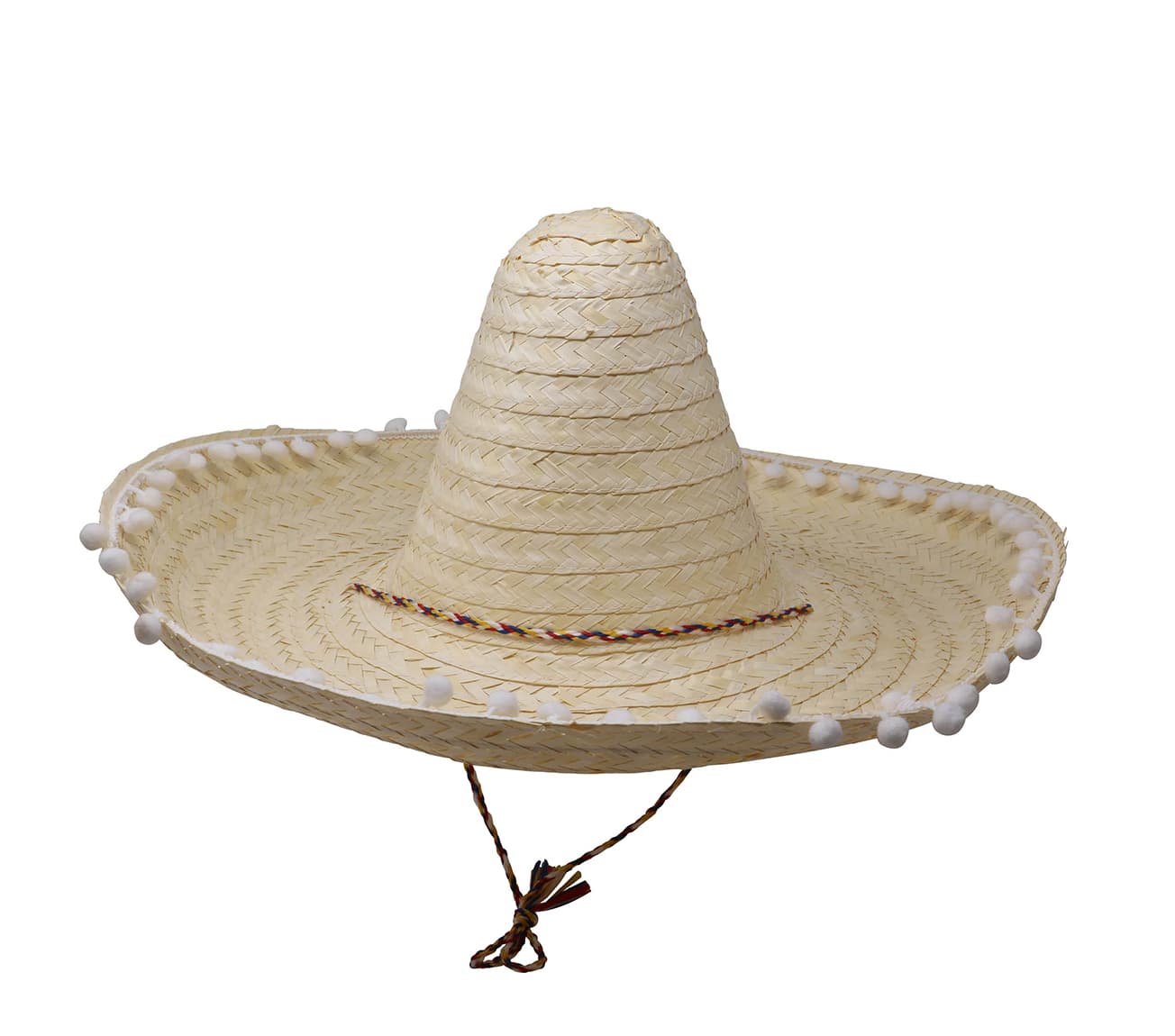 Mexicansk stråhat 50 cm, stråfarvet