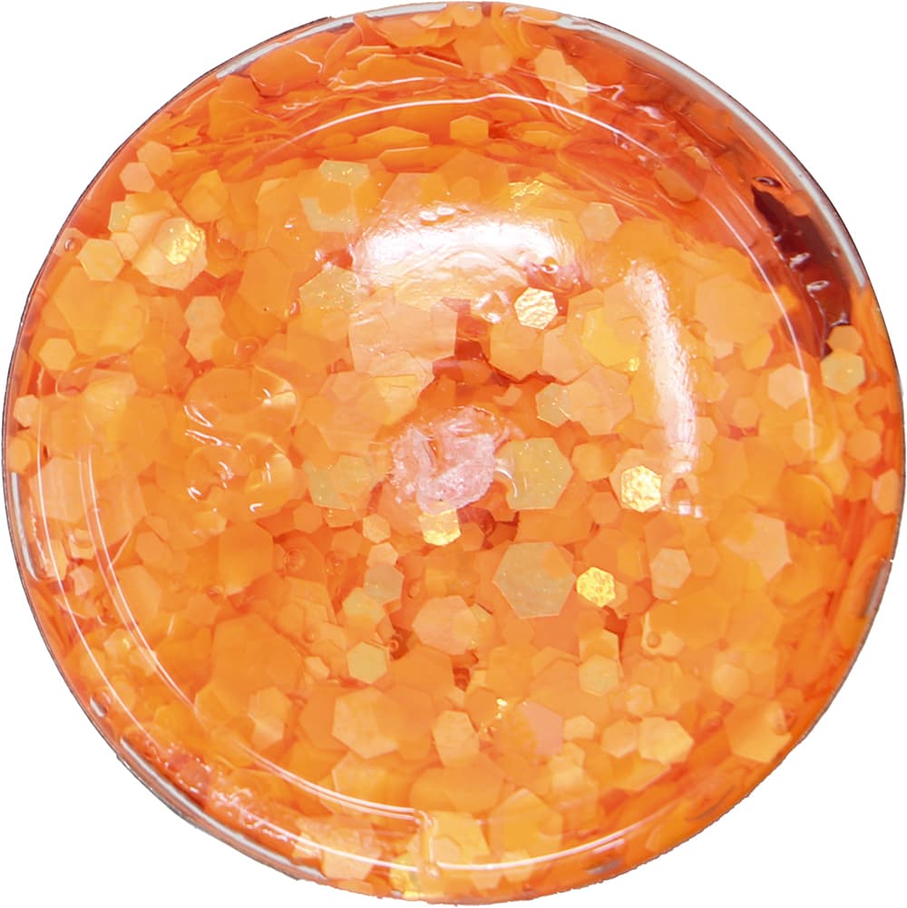 Orange glimmergel 20 g