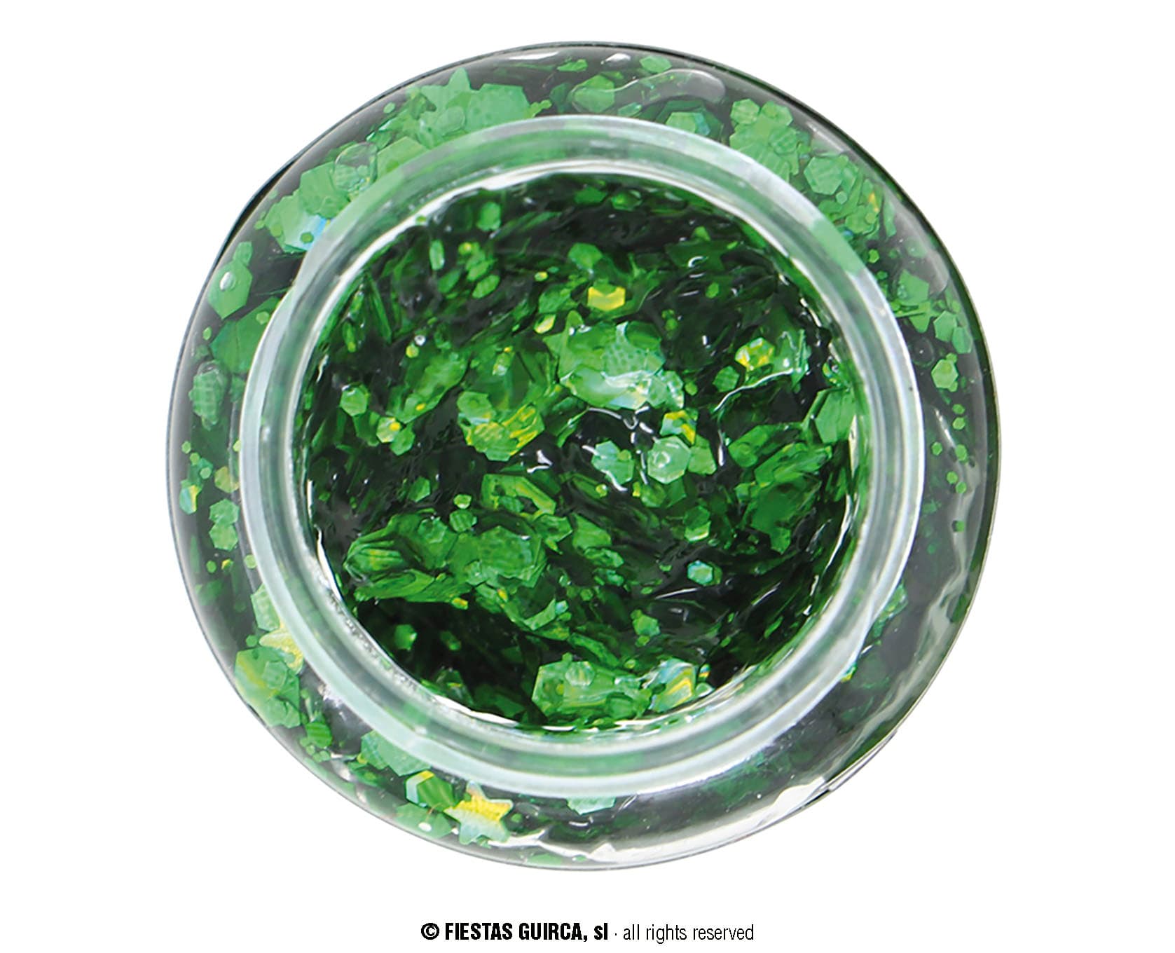 Mørkegrøn glimmergel, 20 g