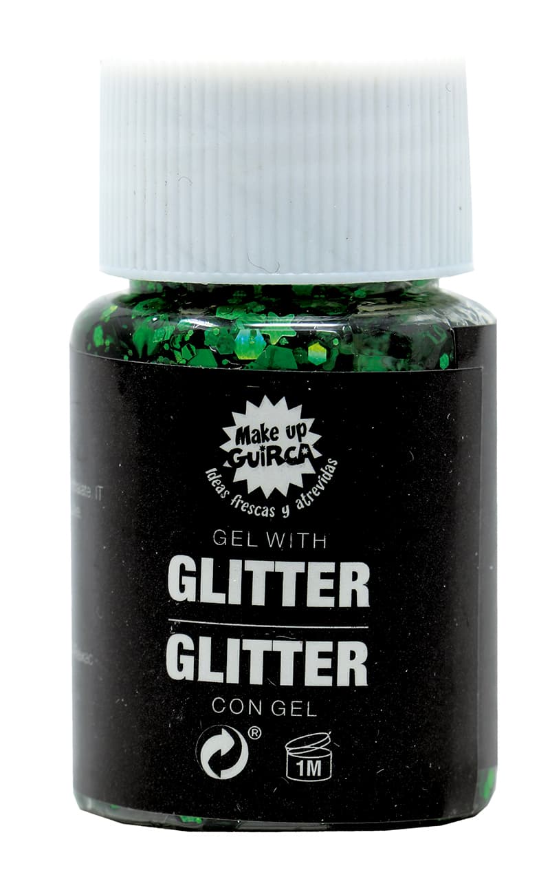 Mørkegrøn glimmergel, 20 g