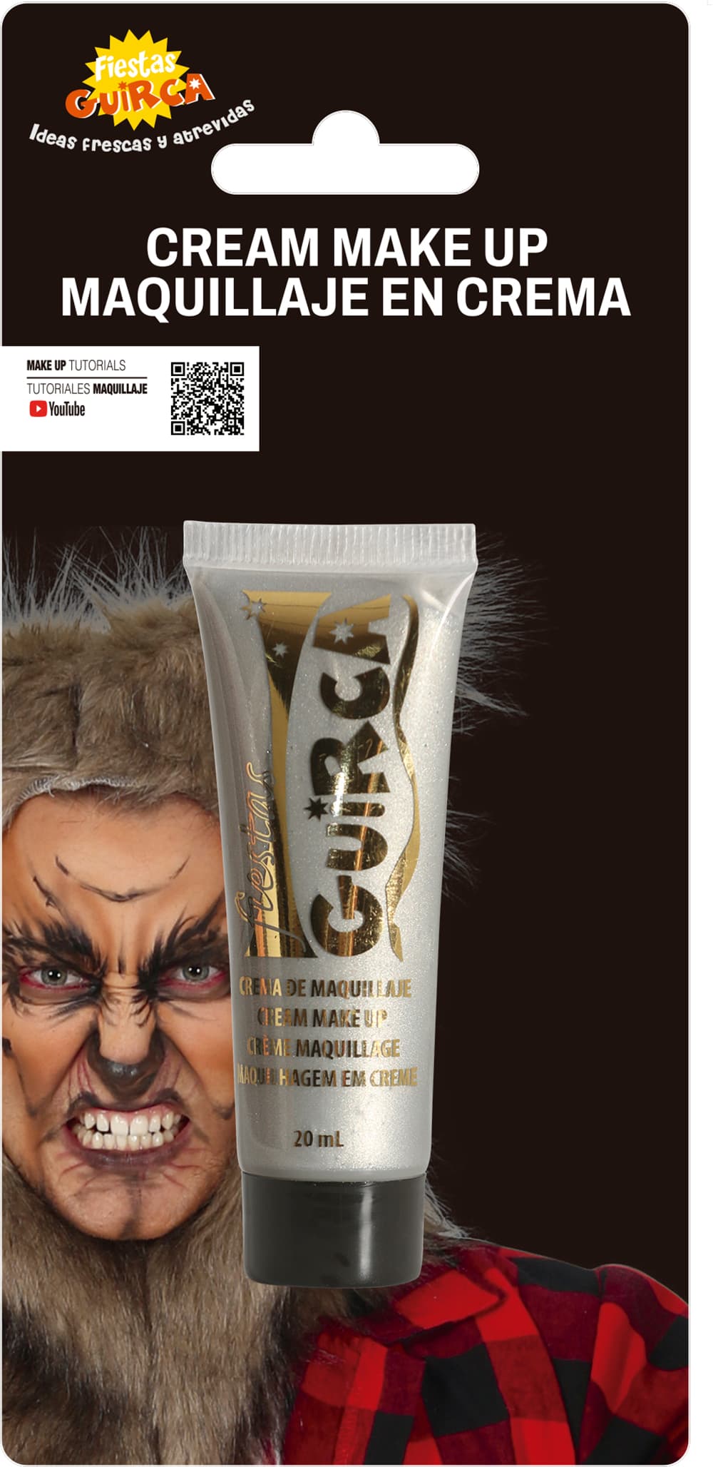Cremesminke i tube, 20 ml, sølv
