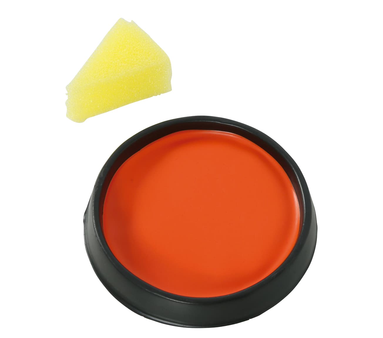 Orange sminke med svamp 9 g