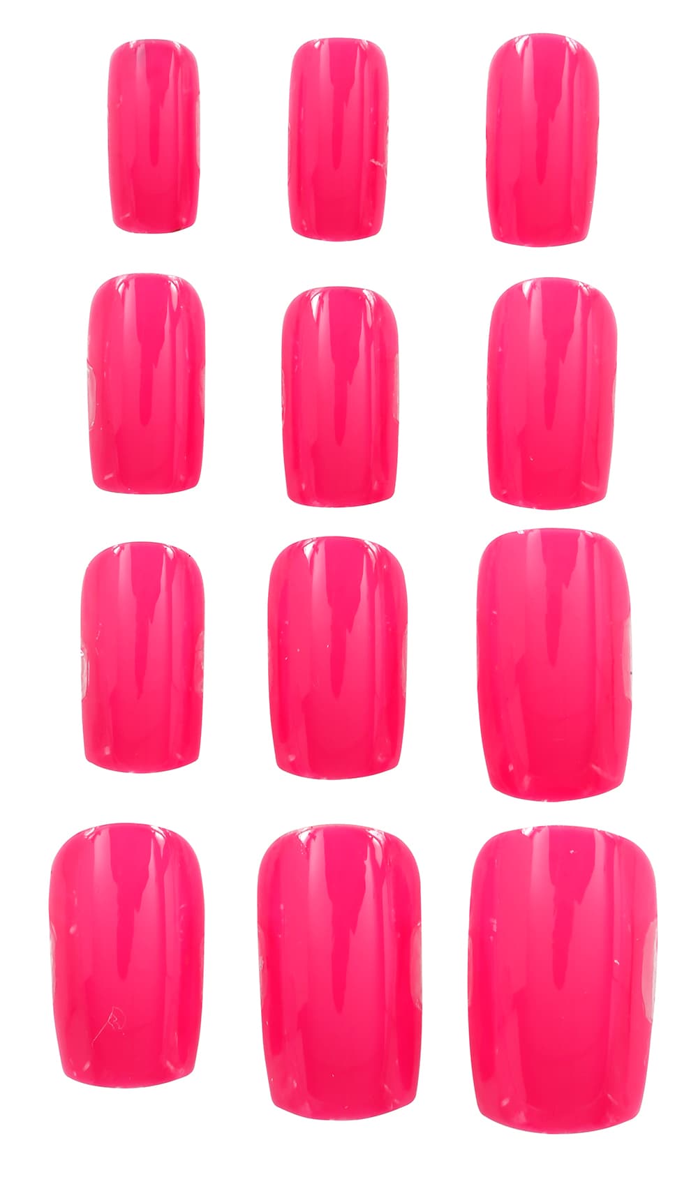 12 neonpink negle til voksne