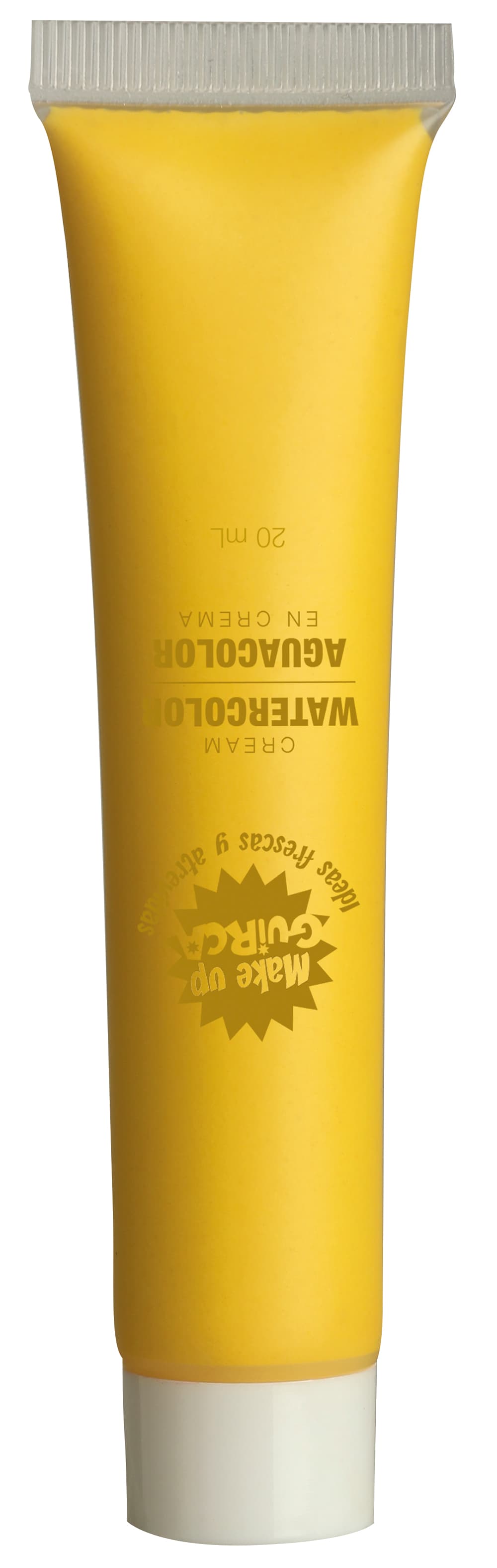 Gul vandbaseret sminke, tube 20 ml
