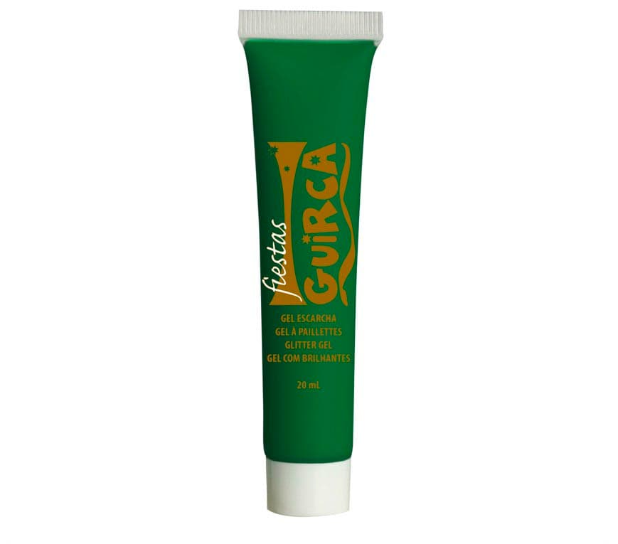 Mørkegrøn vandbaseret sminke i tube, 20 ml
