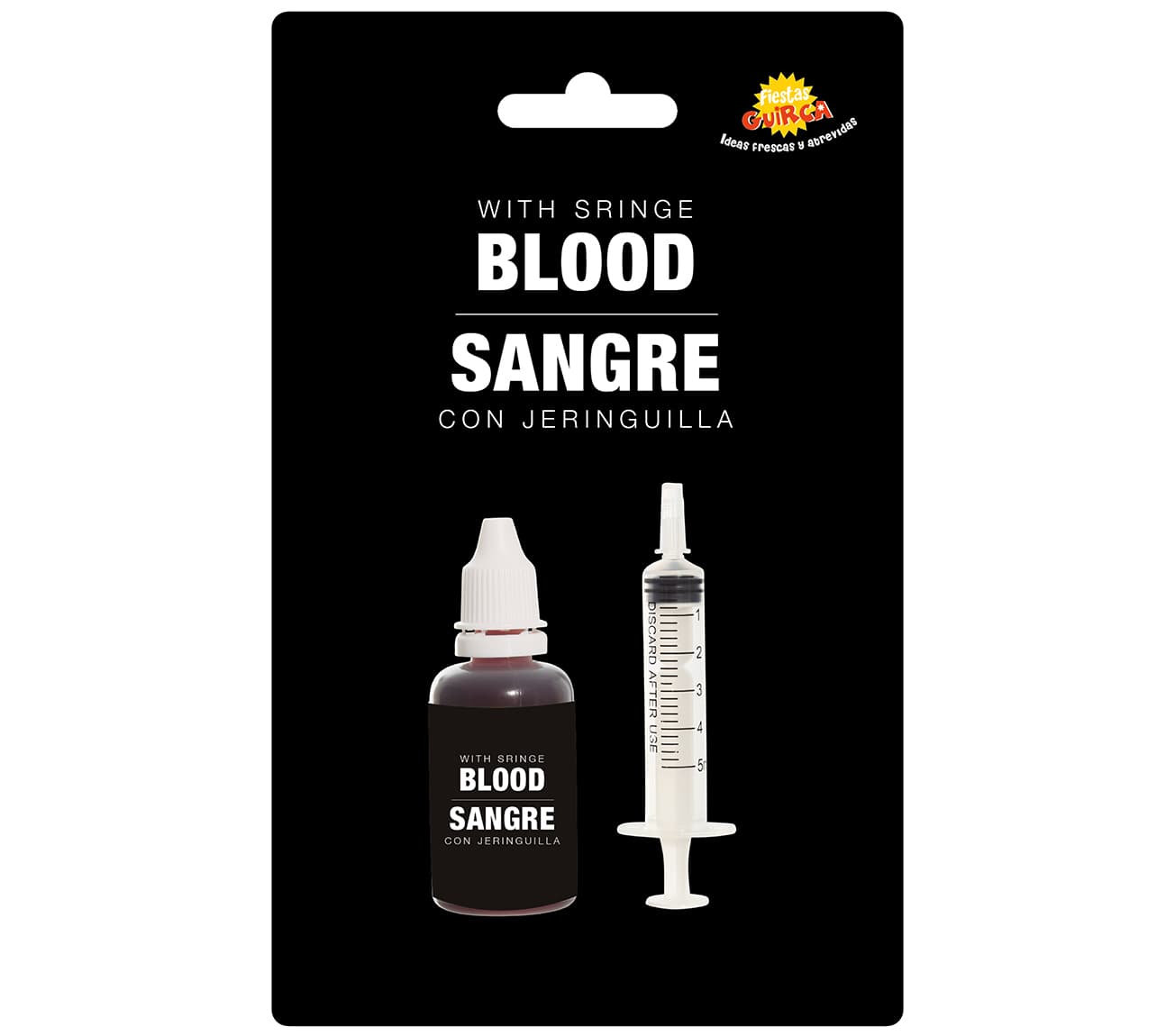 Blod med sprøjte, 20 ml