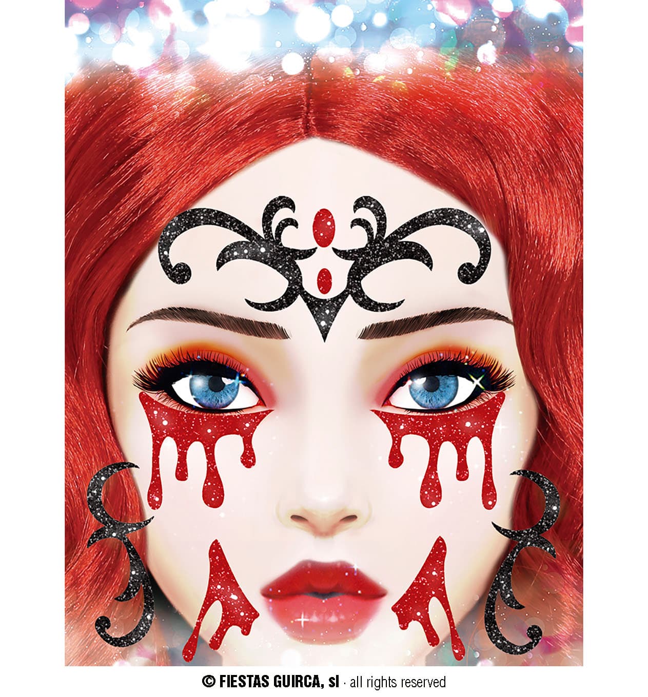Vamp-ansigtsglimmer, 13 × 15 cm