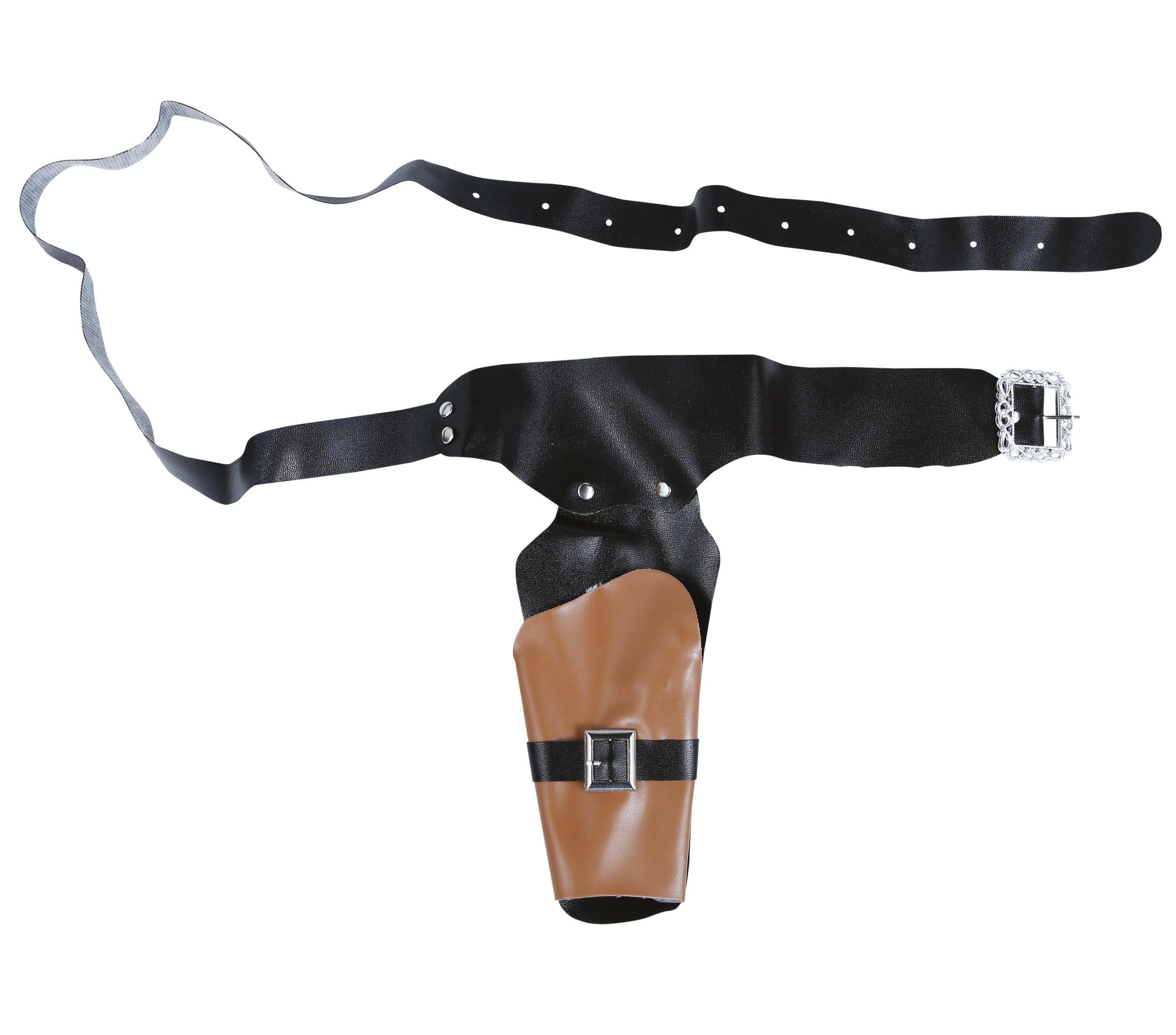 Patronbælte med cowboypistol, 25 cm