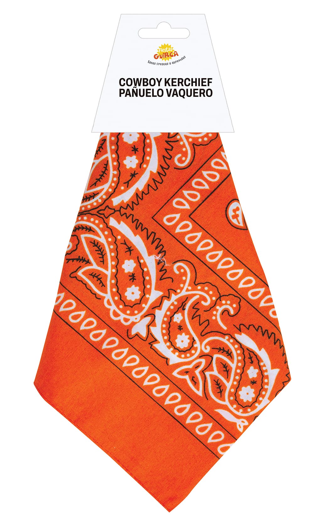 Orange cowboytørklæde