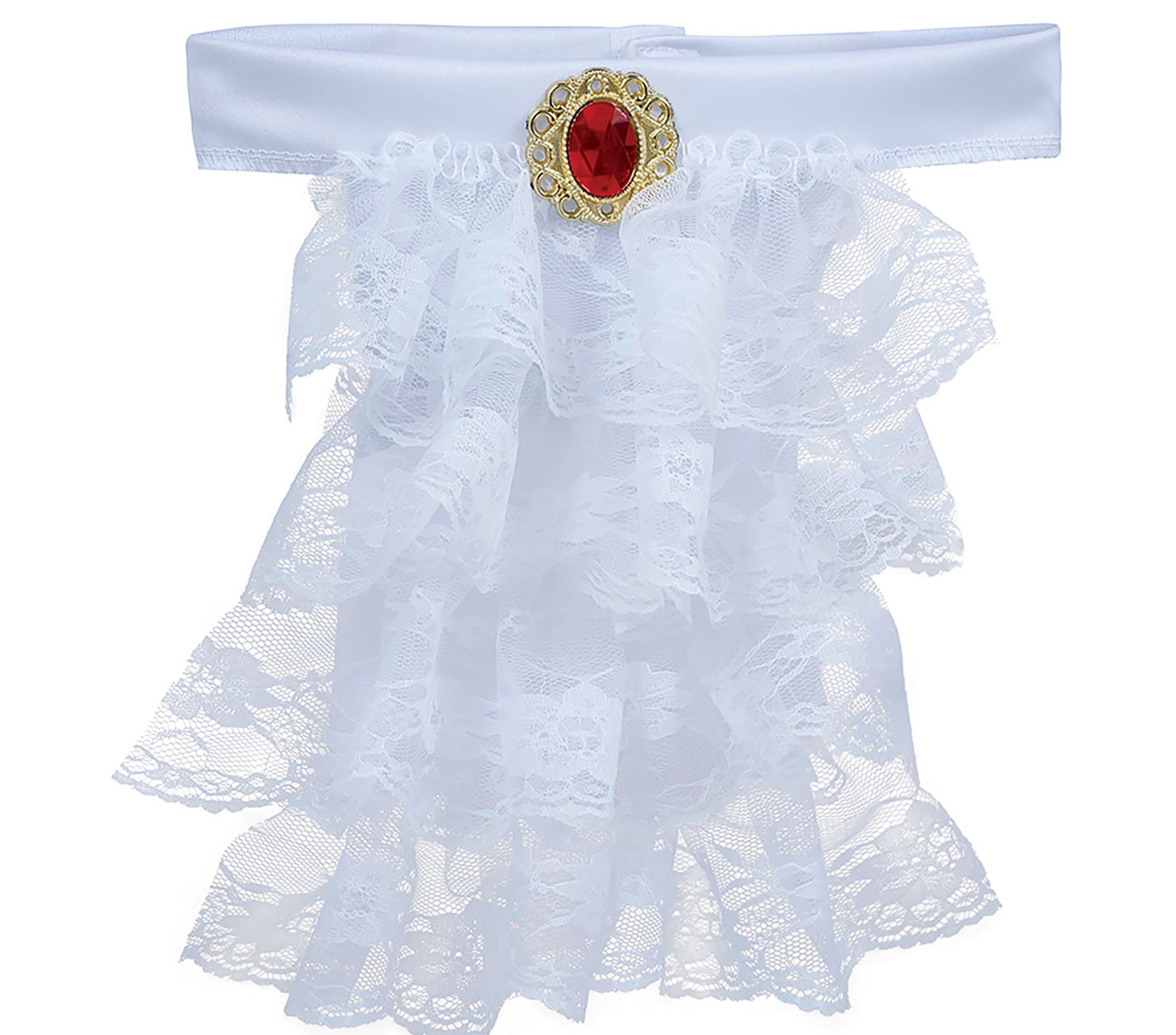 Hvid blondejabot