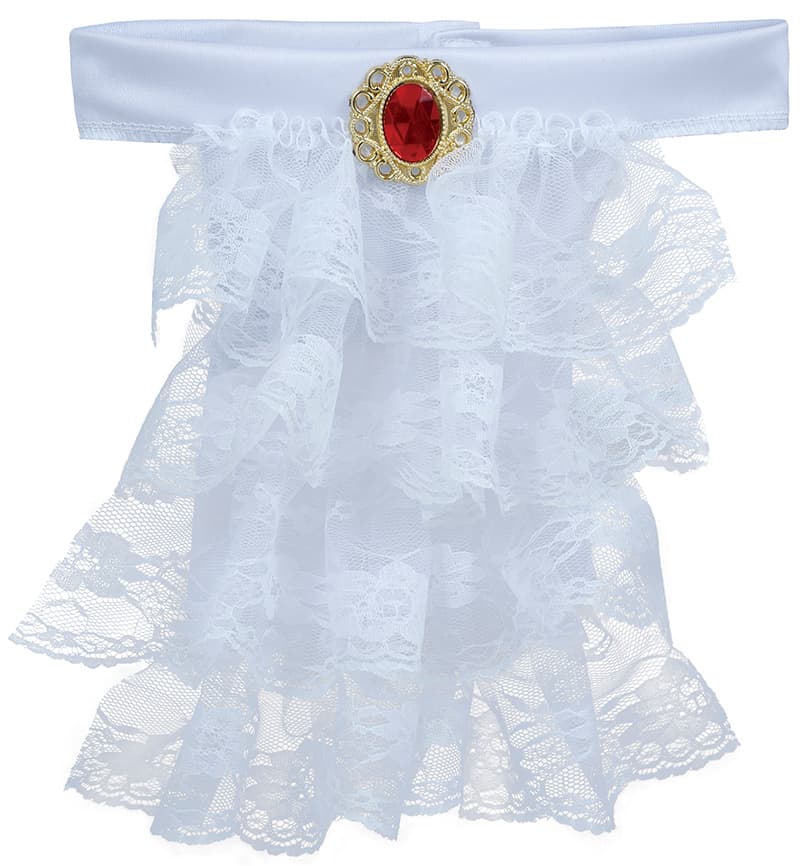 Hvid blondejabot