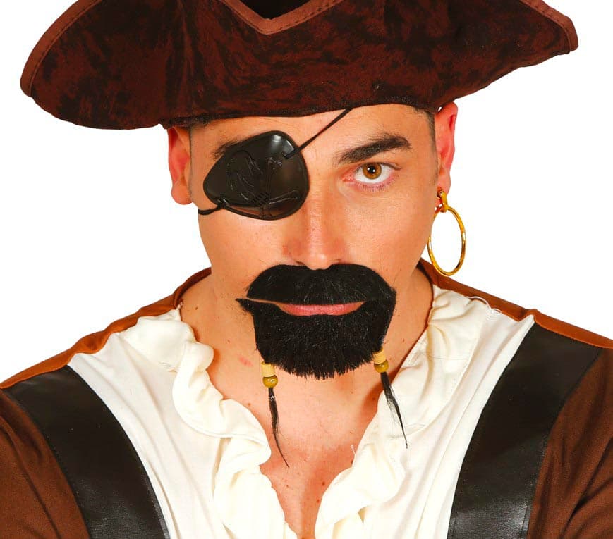 Piratøjenklap og øreringe