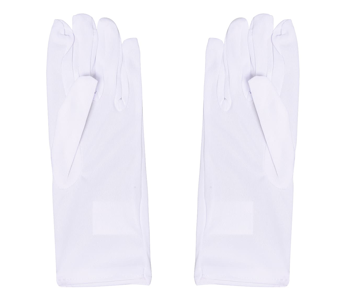 Handsker, 18 cm, hvide, til børn
