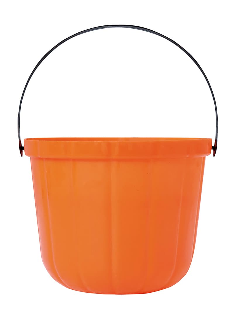 Orange græskarspand 20 cm