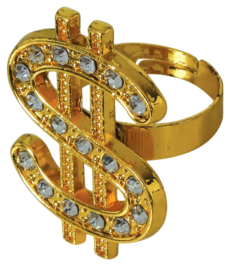Ring "Dollar", metallisk