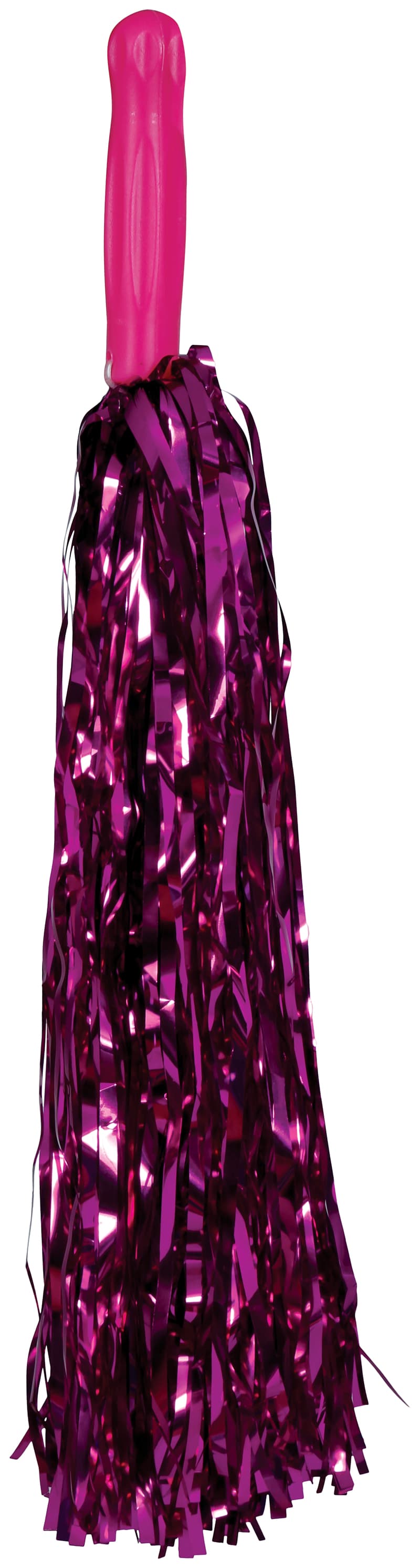 Par metalliske pomponer, fuchsia, 30 g
