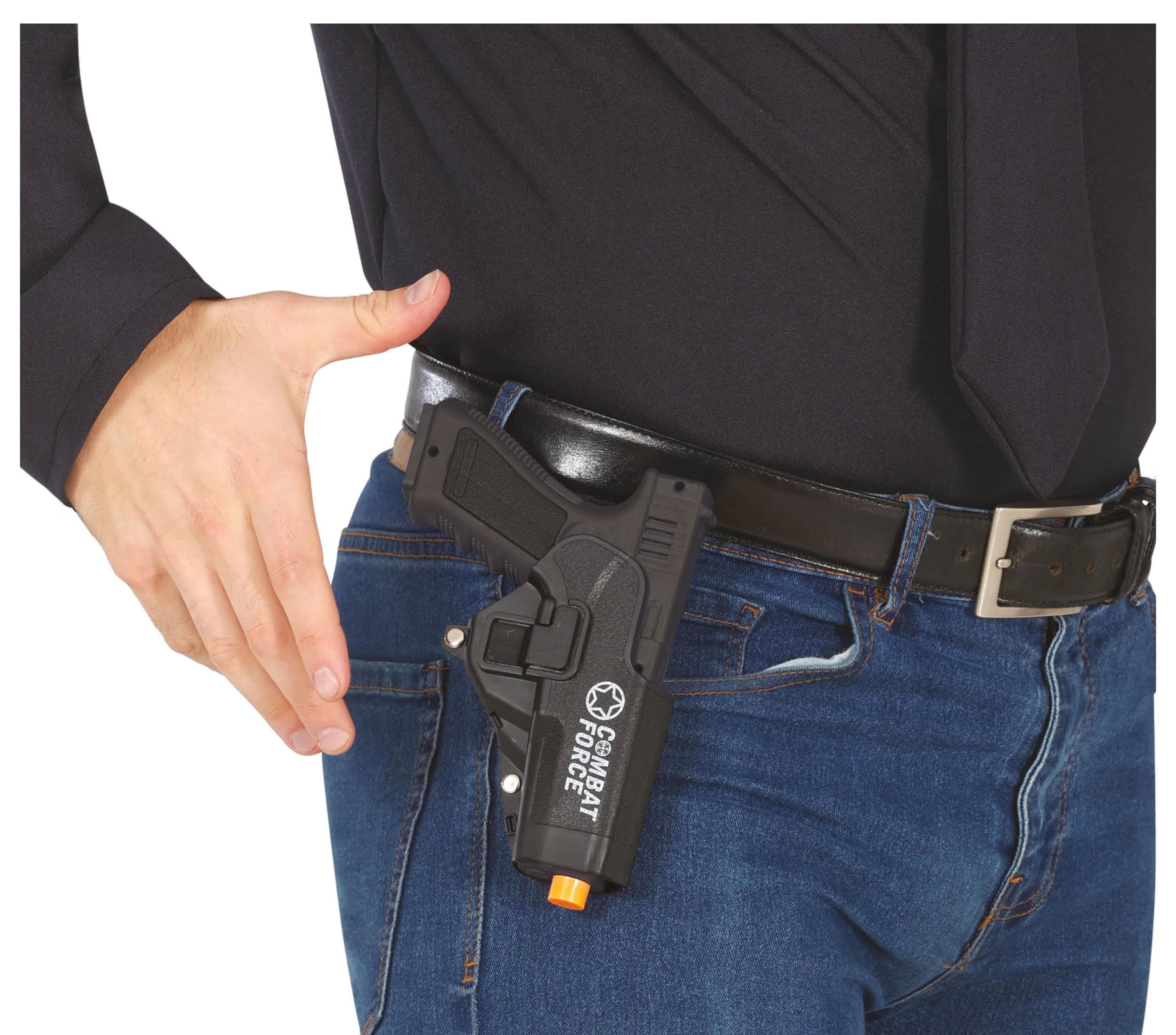 Pistol med hylster, 20 cm