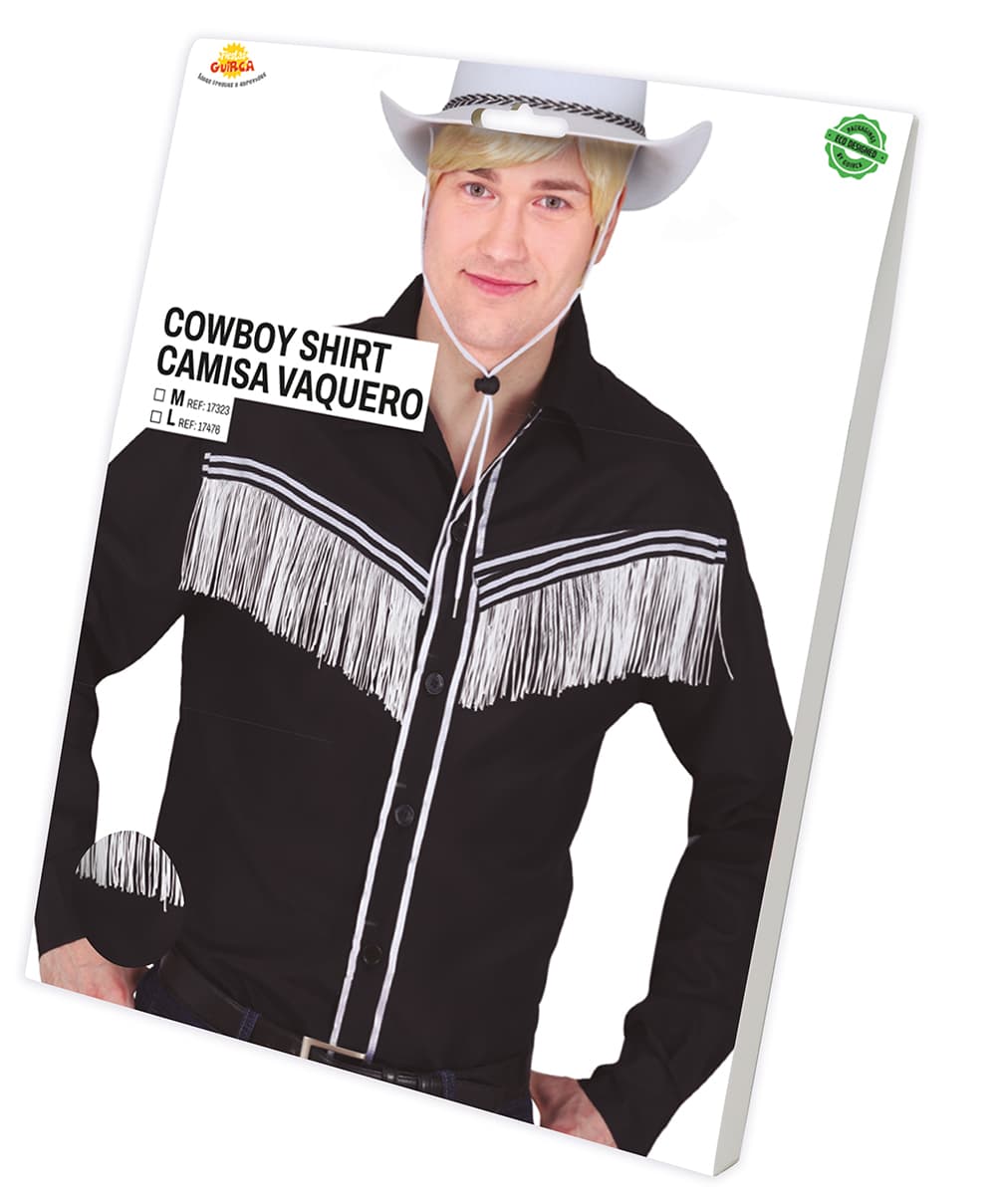 Cowboyskjorte til herrer