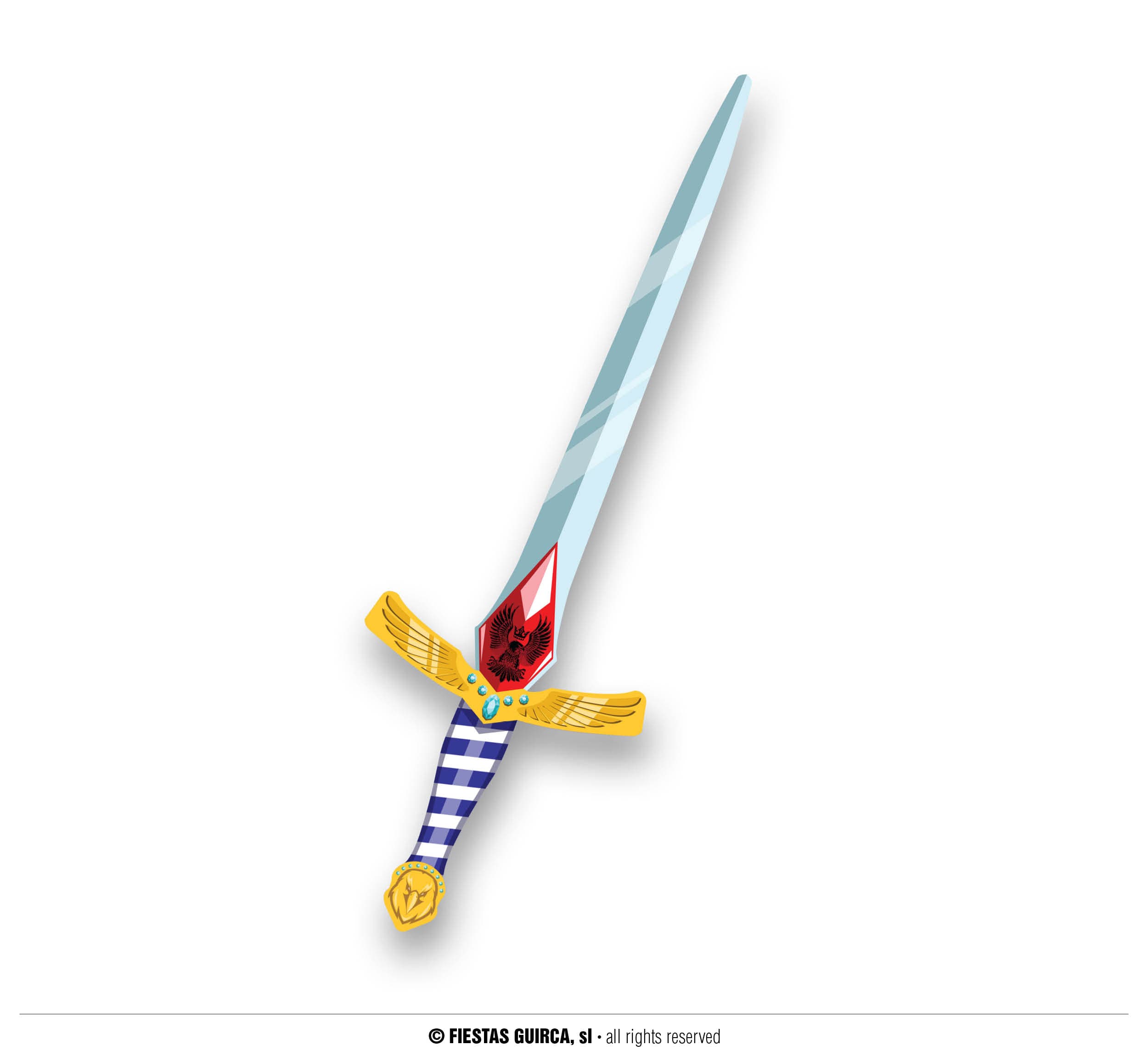 Ørnesværd i skum, 53 cm