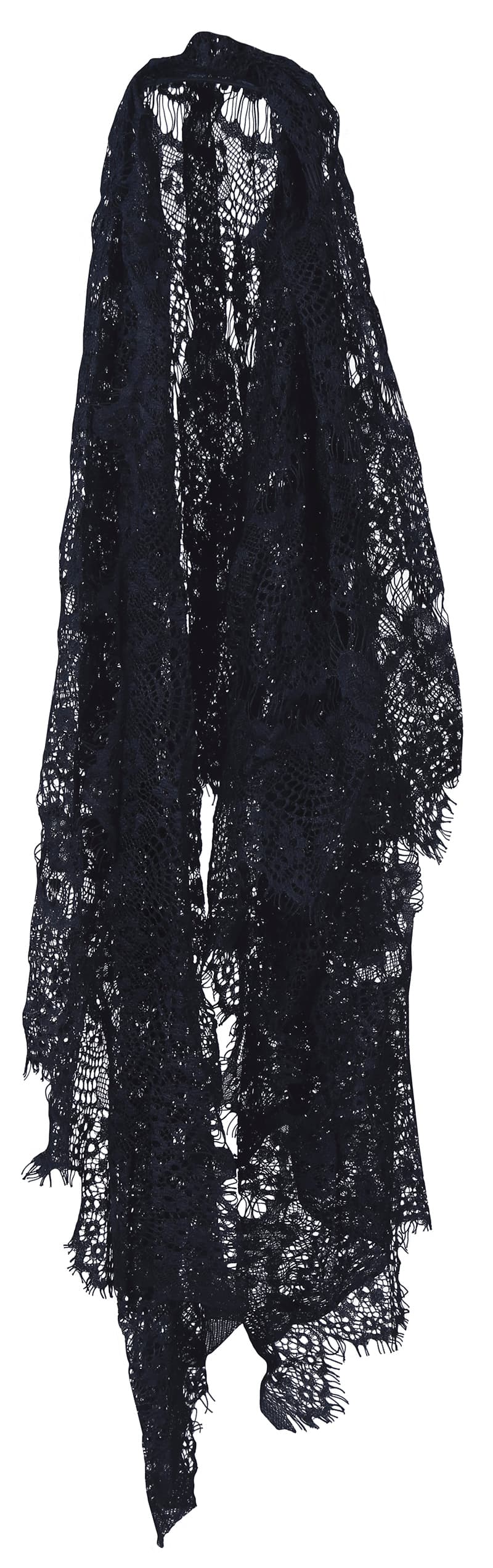Sort slør, 60 cm