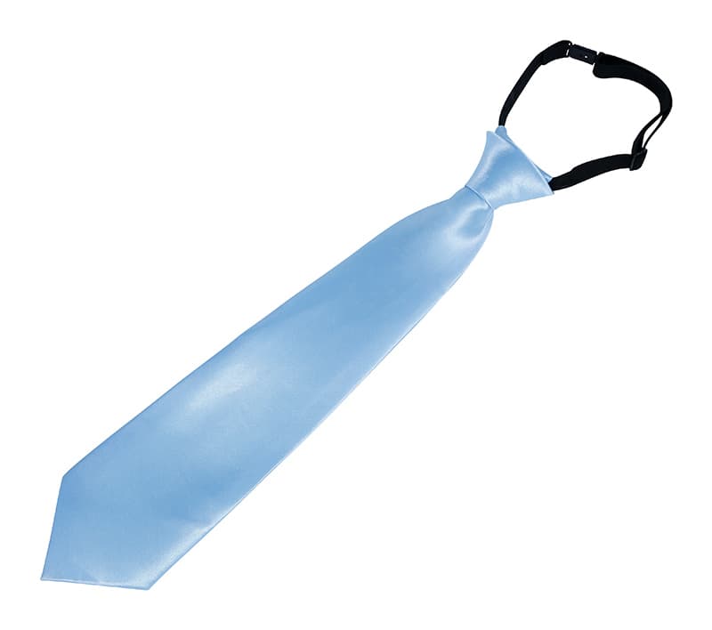 Lyseblåt slips, 45 cm