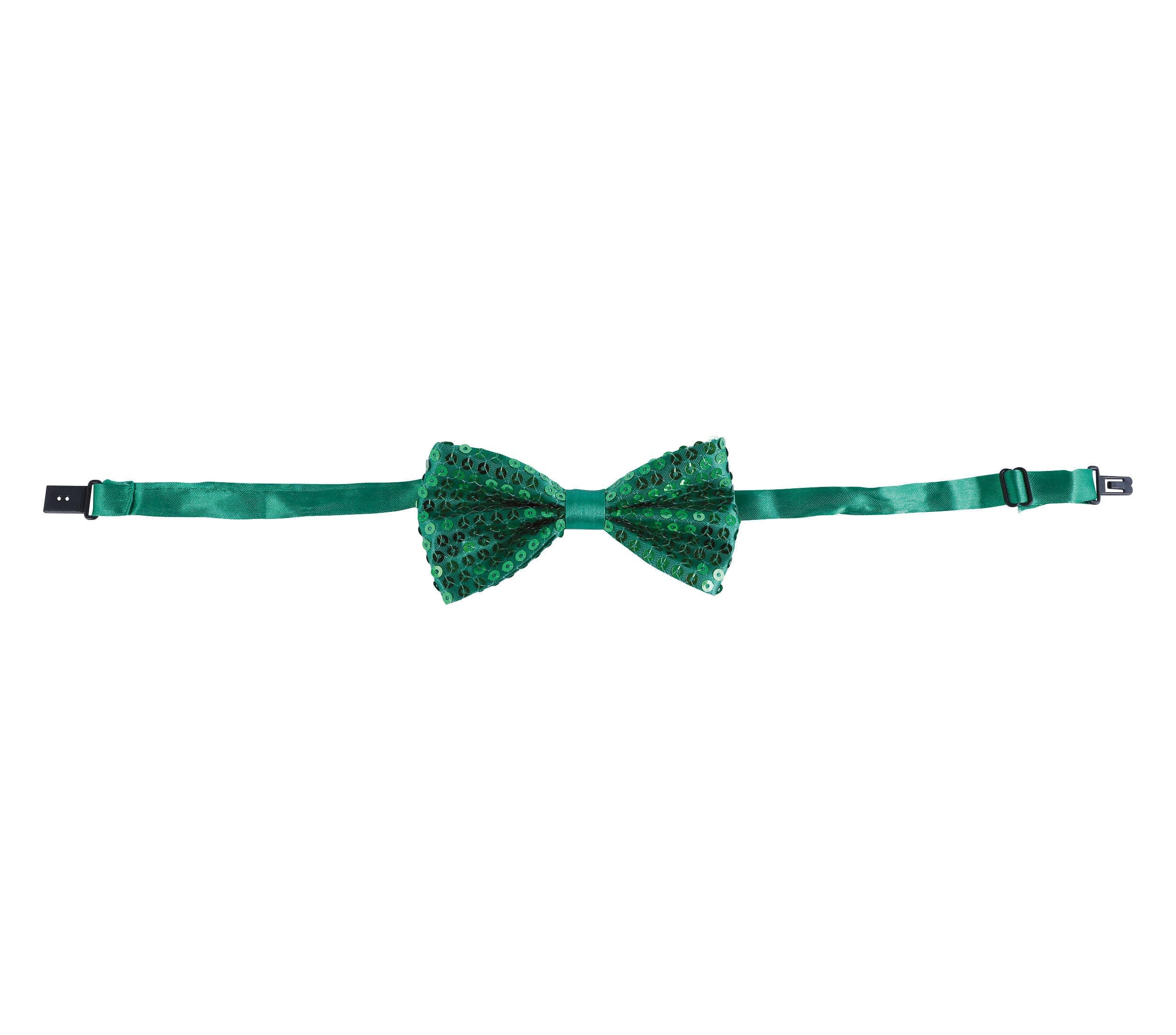 Grøn butterfly med pailletter, 12 cm