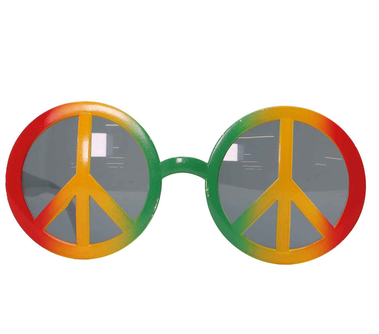 Flerfarvede hippiebriller