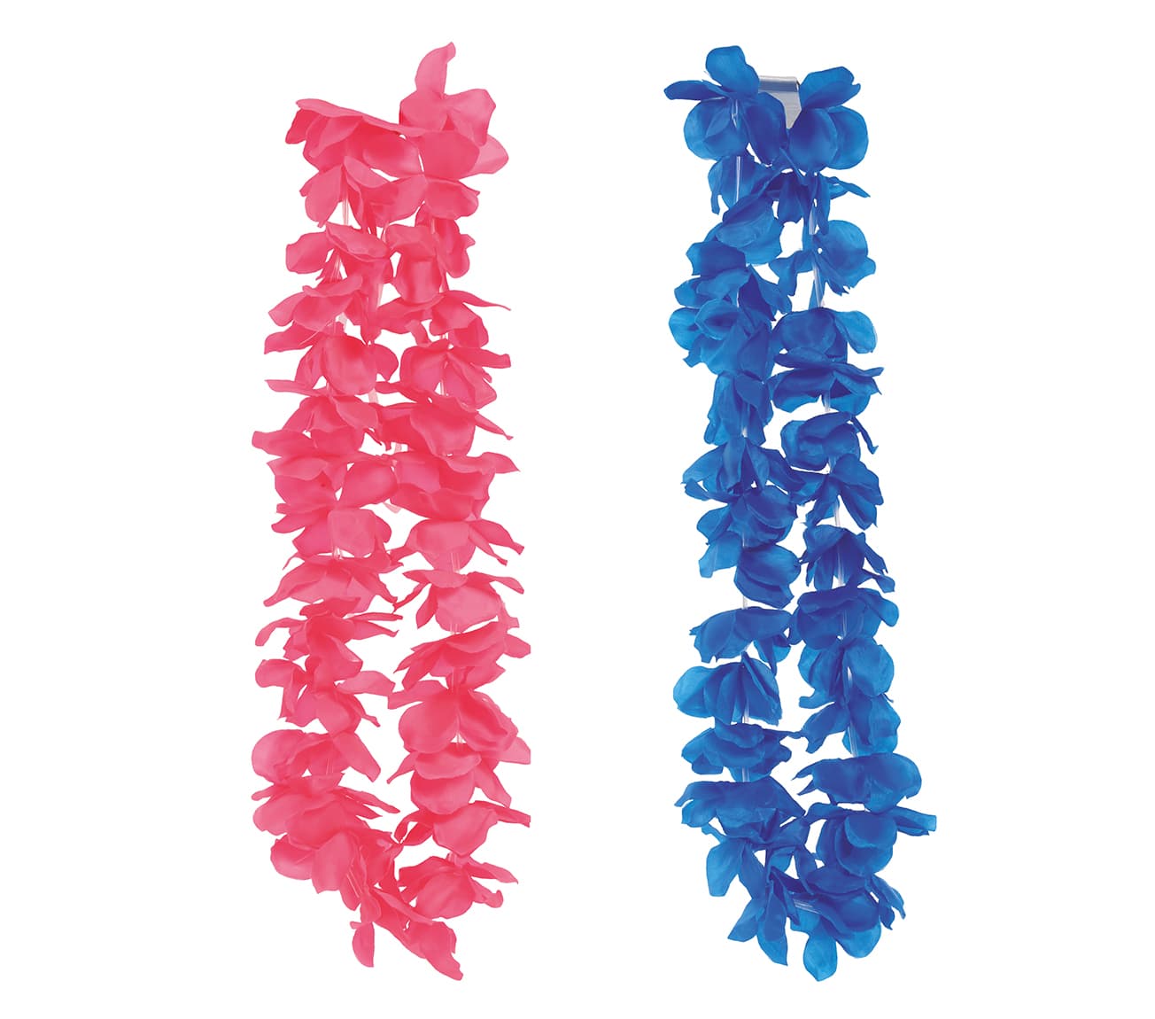 Assorterede Hawaii-halskæder i neon