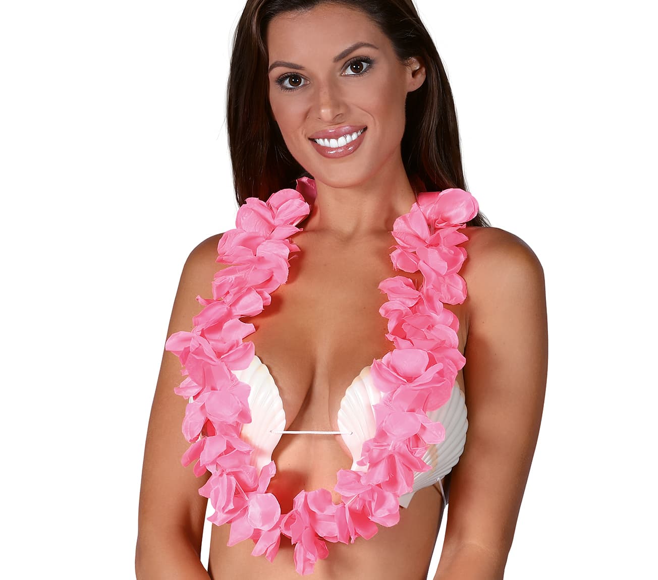 Assorterede Hawaii-halskæder i neon