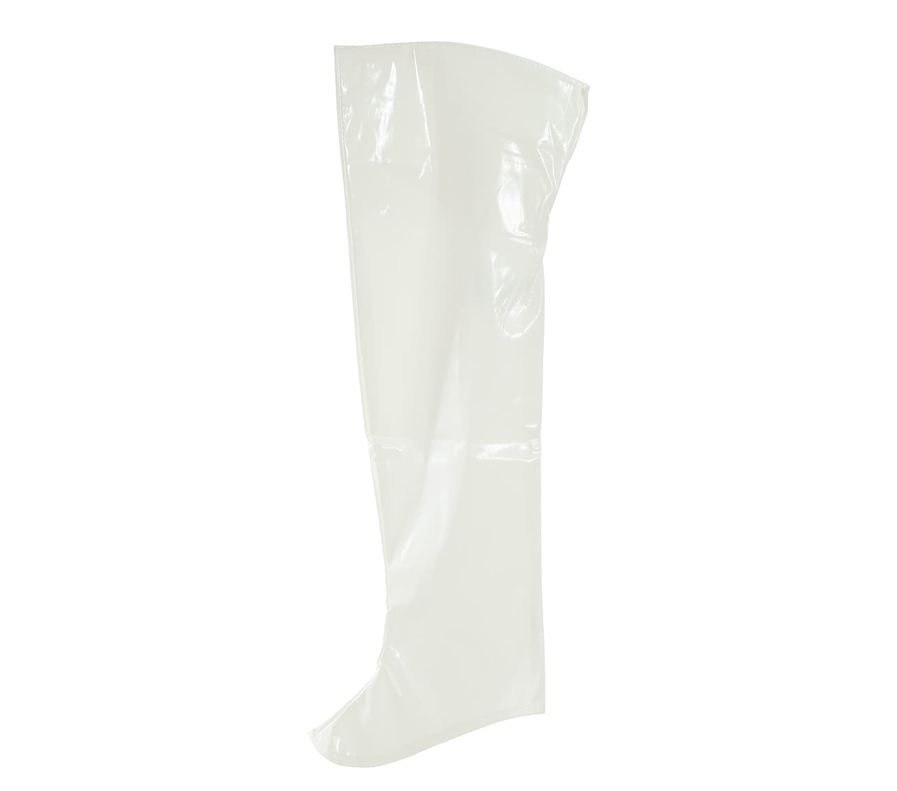 Par hvide støvleovertræk, 60 cm
