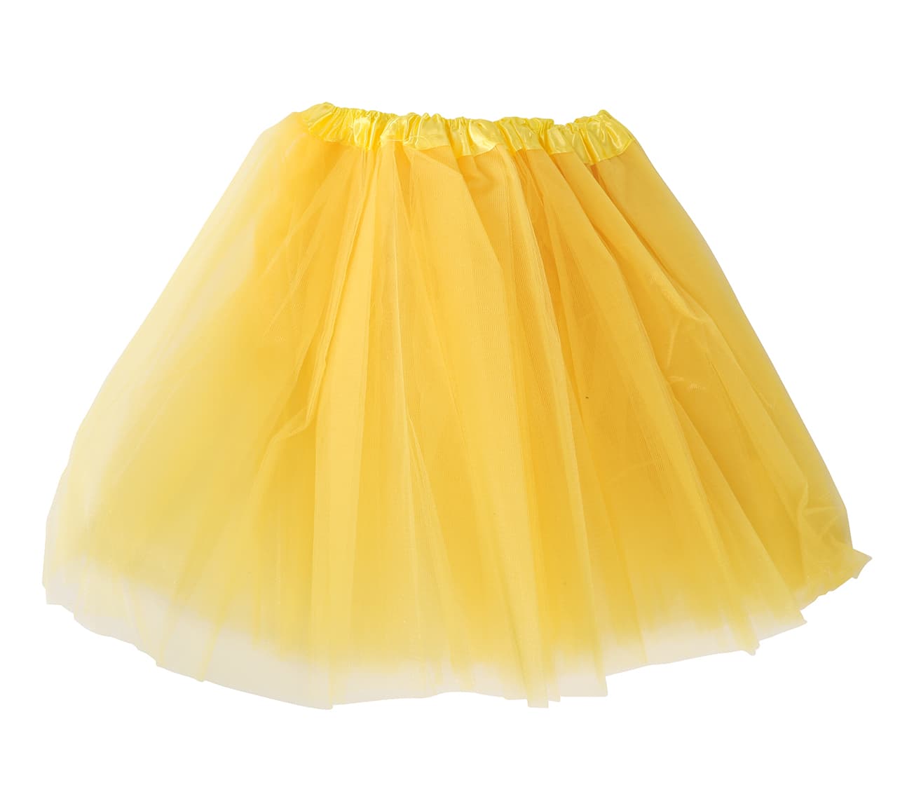 Neongul tutu til damer, 40 cm