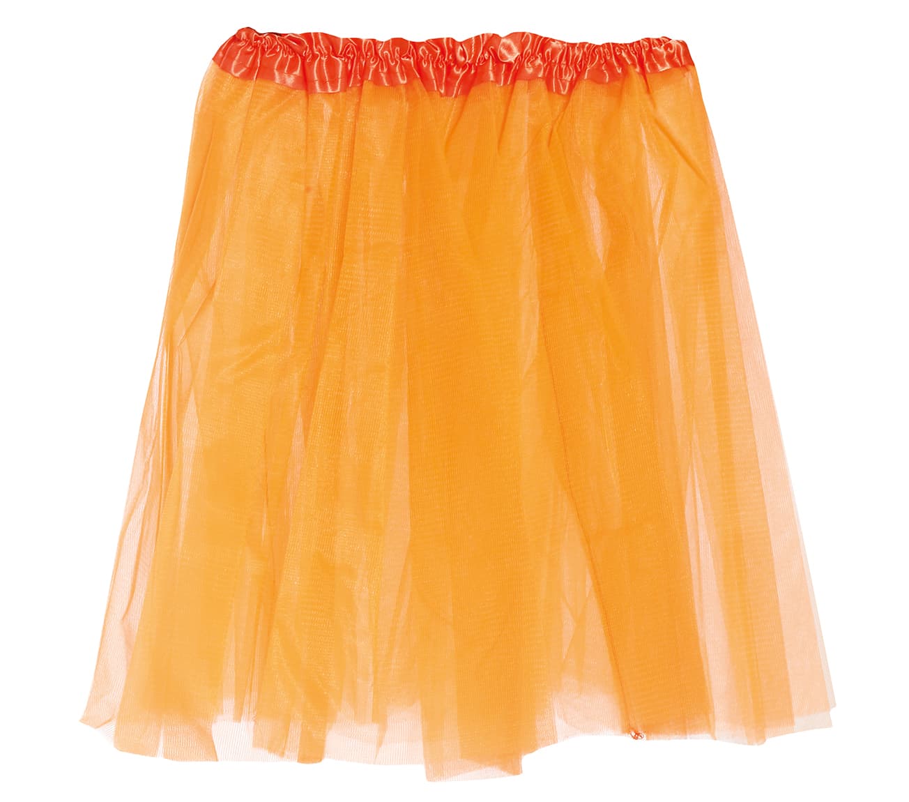 Neonorange tutu til damer, 40 cm