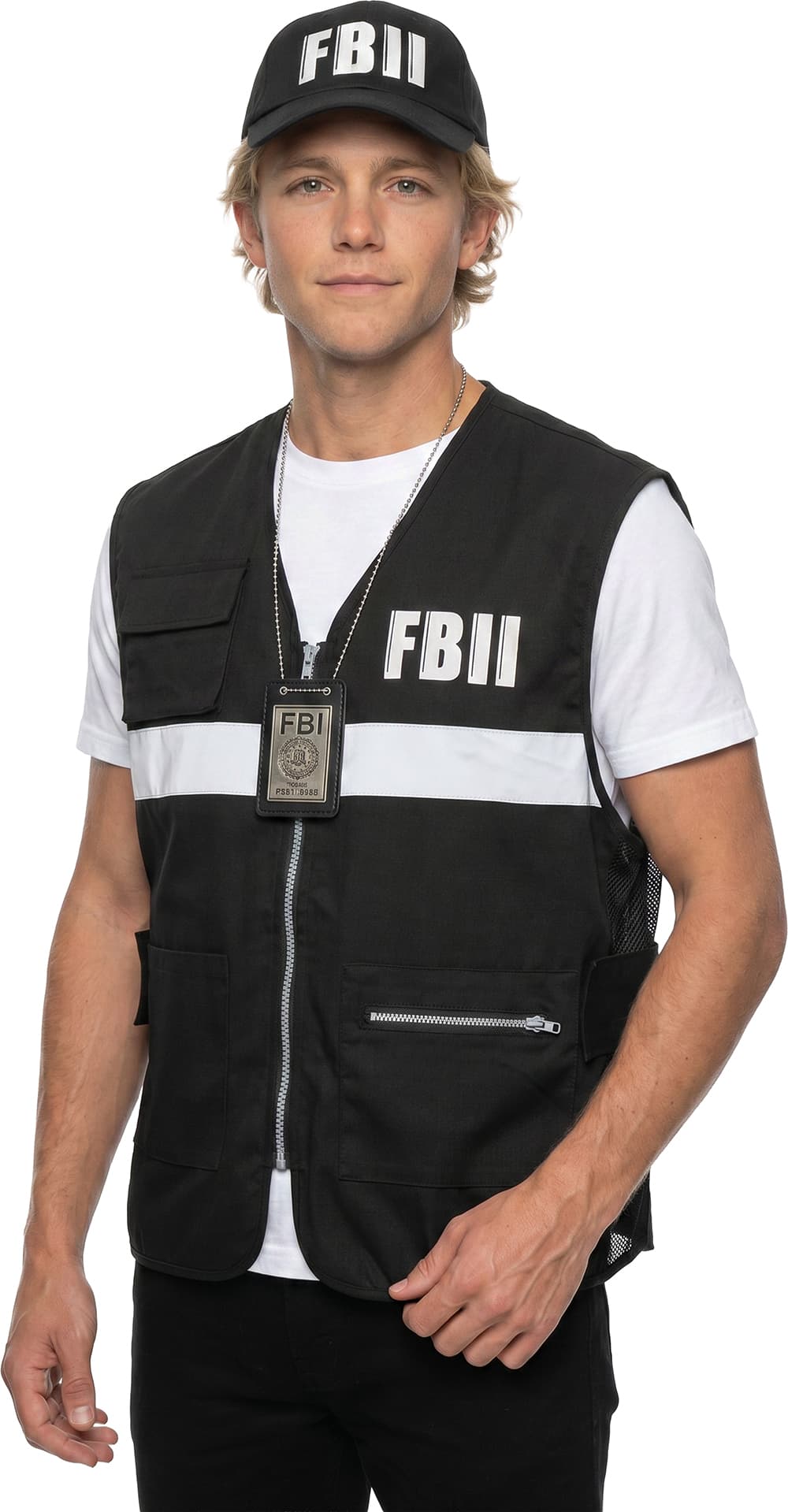 F.B.I.-kasket og vest