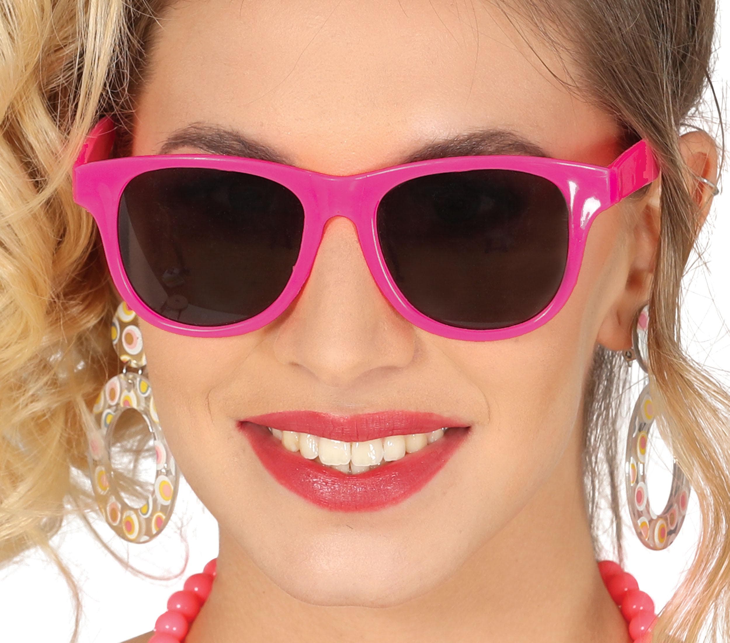 Neonpink briller