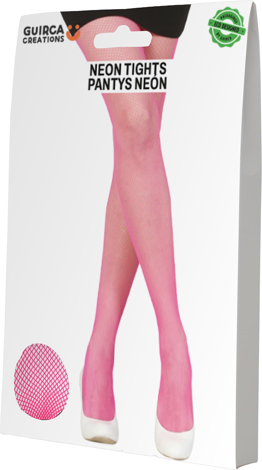 Neonpink strømpebukser