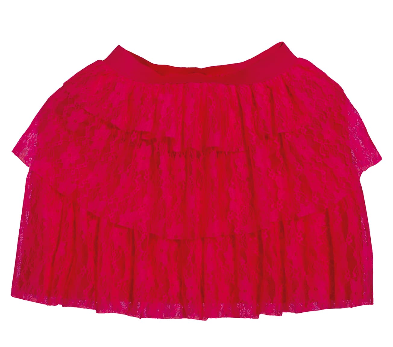 Neonpink 80'er-nederdel